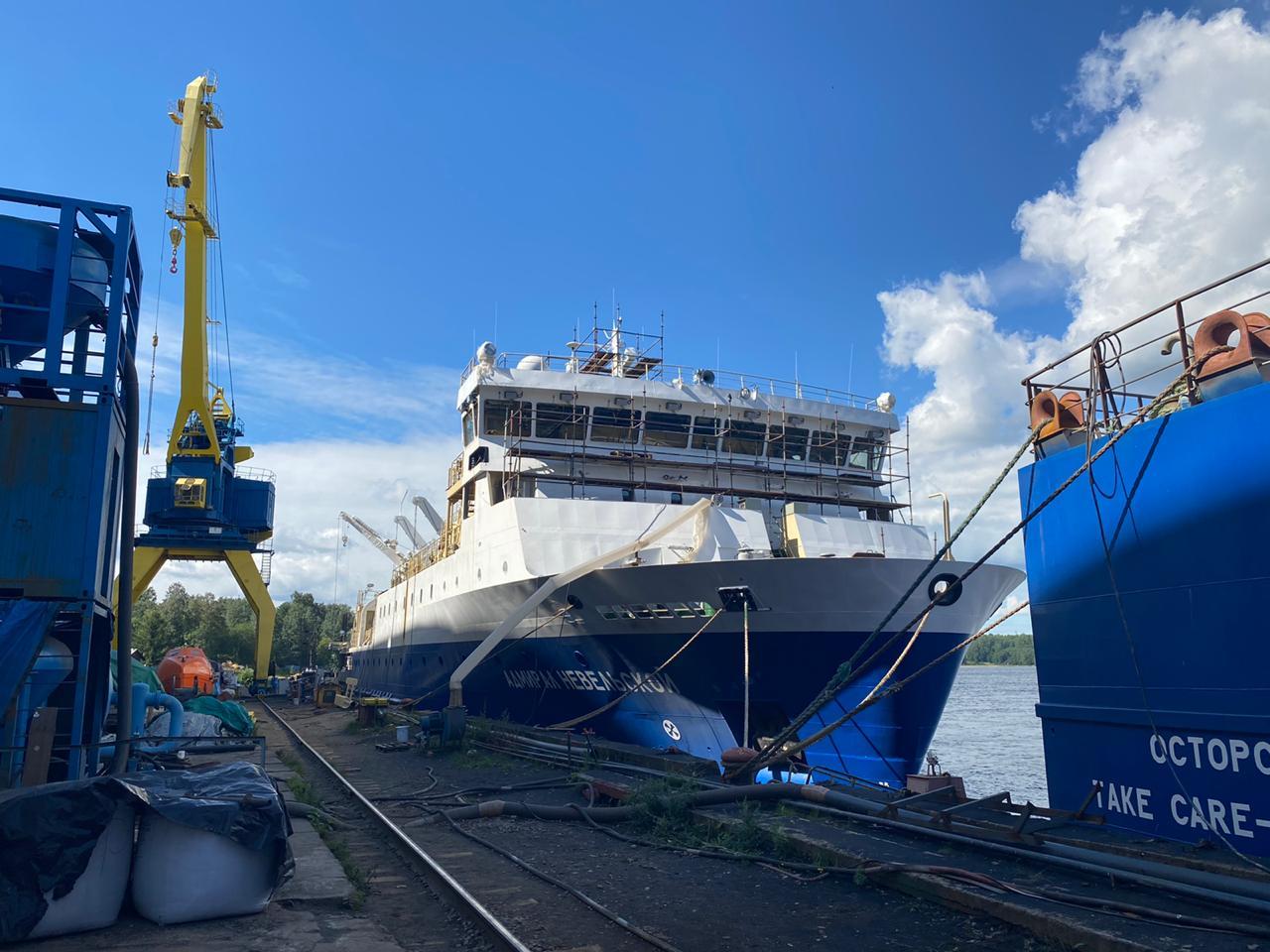 В Санкт-Петербурге спустили на воду судно 